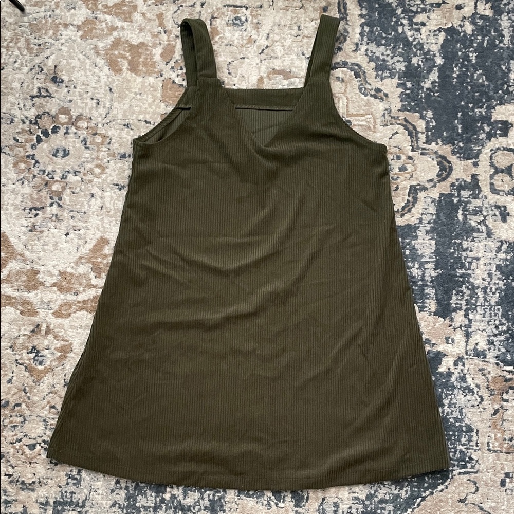 SHEIN Olive Green Mini Dress